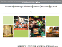 Tablet Screenshot of dreieich-zeitung.de
